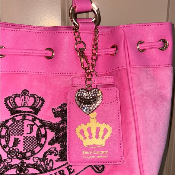 💖 Juicy Couture Classic Scottie Dogs Tote Purse Daydreamer 💖 - Picture 3 of 6